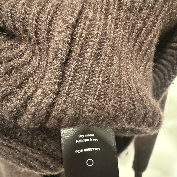 rag & bone 100% Cashmere Knit Hoodie Sweater Brown Size M Hooded Pullover - Picture 5 of 5